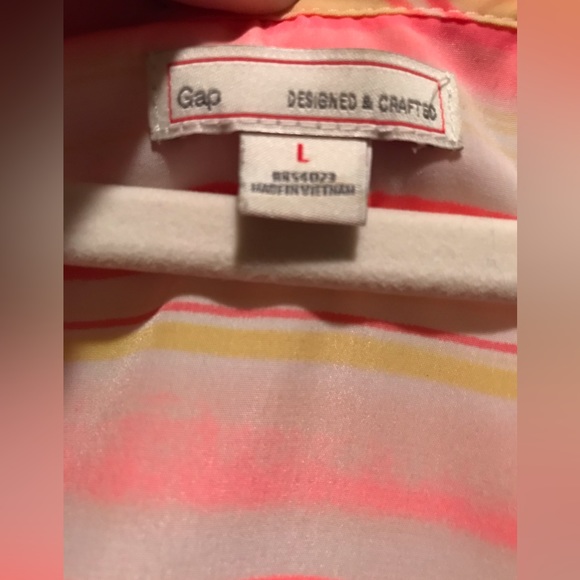 Neon striped Gap tank top - Picture 2 of 3